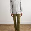 Pieter Straight-Leg Pleated Cotton Trousers - OU Pieter Straight-Leg Pleated Cotton Trousers - OU