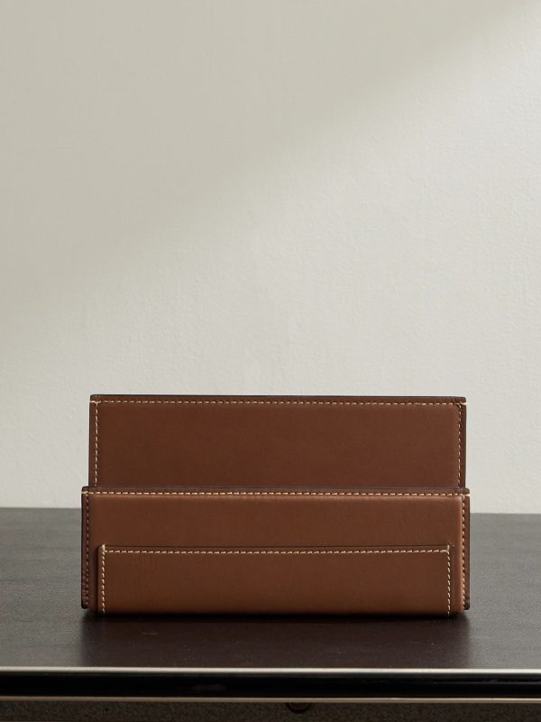 Brennan Leather Letter Rack