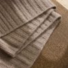 Cable-Knit Cashmere Throw - CU Cable-Knit Cashmere Throw - CU