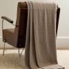 Cable-Knit Cashmere Throw Cable-Knit Cashmere Throw