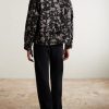 Printed Denim Jacket - BK
