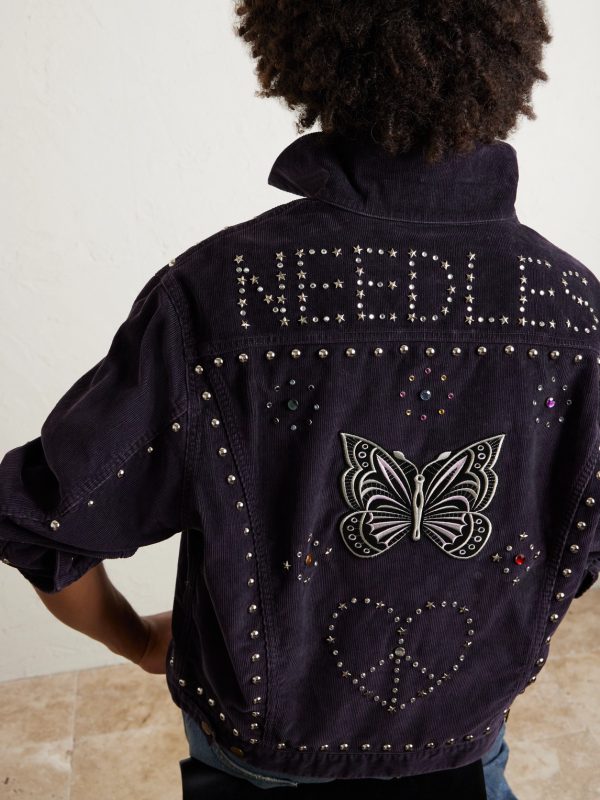 Studded Cotton-Blend Corduroy Jacket - CU Studded Cotton-Blend Corduroy Jacket - CU
