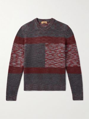 Space-Dyed Ribbed Wool Sweater Space-Dyed Ribbed Wool Sweater