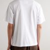 Logo-Appliquéd Canvas-Trimmed Cotton-Jersey T-Shirt - BK Logo-Appliquéd Canvas-Trimmed Cotton-Jersey T-Shirt - BK