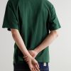 + Carhartt WIP Logo-Appliquéd Canvas-Trimmed Cotton-Jersey T-Shirt - BK + Carhartt WIP Logo-Appliquéd Canvas-Trimmed Cotton-Jersey T-Shirt - BK