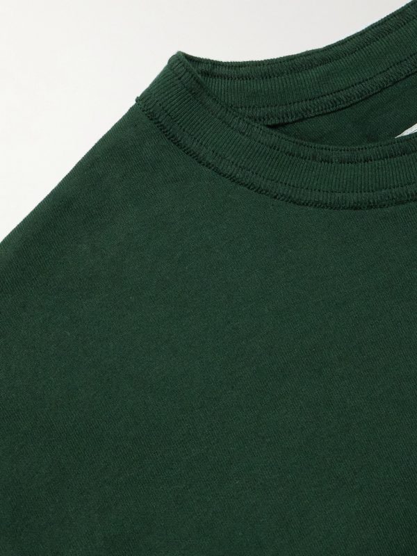 + Carhartt WIP Logo-Appliquéd Canvas-Trimmed Cotton-Jersey T-Shirt - CU + Carhartt WIP Logo-Appliquéd Canvas-Trimmed Cotton-Jersey T-Shirt - CU