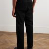 Straight-Leg Belted Cotton-Blend Corduroy Trousers - BK Straight-Leg Belted Cotton-Blend Corduroy Trousers - BK