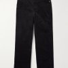 Straight-Leg Belted Cotton-Blend Corduroy Trousers Straight-Leg Belted Cotton-Blend Corduroy Trousers