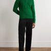Straight-Leg Belted Cotton-Blend Corduroy Trousers - OU Straight-Leg Belted Cotton-Blend Corduroy Trousers - OU
