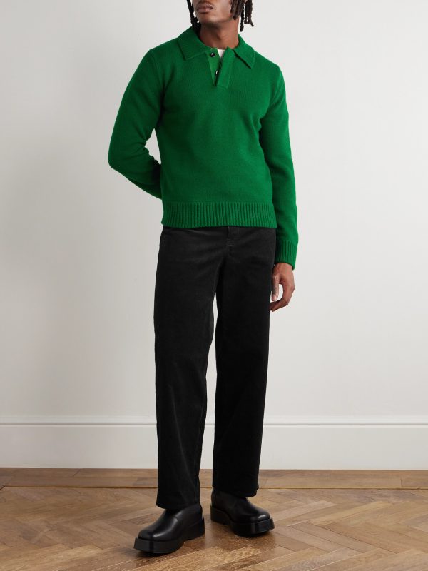 Straight-Leg Belted Cotton-Blend Corduroy Trousers - OU Straight-Leg Belted Cotton-Blend Corduroy Trousers - OU