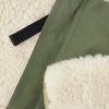 Shell-Trimmed Wool-Blend Fleece Hooded Coat - E1