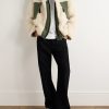 Shell-Trimmed Wool-Blend Fleece Hooded Coat - OU