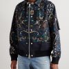 Floral-Print Cotton-Blend Bomber Jacket - FR Floral-Print Cotton-Blend Bomber Jacket - FR