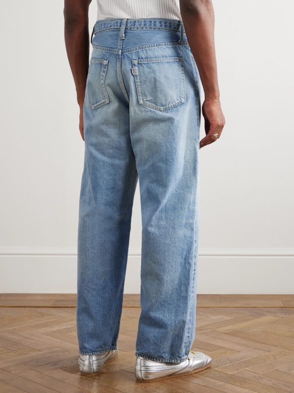 + BEYONDEXX Straight-Leg Belted Jeans - BK + BEYONDEXX Straight-Leg Belted Jeans - BK