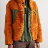 Shell-Trimmed Wool-Blend Fleece Hooded Coat - FR Shell-Trimmed Wool-Blend Fleece Hooded Coat - FR