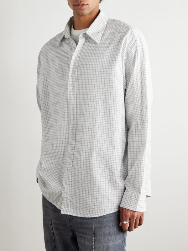 Network Oversized Checked Organic Cotton Shirt - FR