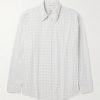 Network Oversized Checked Organic Cotton Shirt