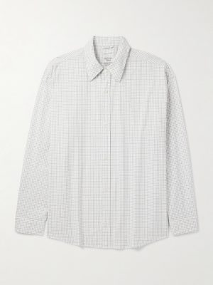 Network Oversized Checked Organic Cotton Shirt Network Oversized Checked Organic Cotton Shirt