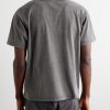New Garment-Dyed Brushed Organic Cotton-Jersey T-Shirt - BK New Garment-Dyed Brushed Organic Cotton-Jersey T-Shirt - BK