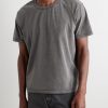 New Garment-Dyed Brushed Organic Cotton-Jersey T-Shirt - FR New Garment-Dyed Brushed Organic Cotton-Jersey T-Shirt - FR