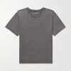 New Garment-Dyed Brushed Organic Cotton-Jersey T-Shirt New Garment-Dyed Brushed Organic Cotton-Jersey T-Shirt