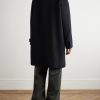 Accession Brushed Recycled-Wool Coat - BK Accession Brushed Recycled-Wool Coat - BK