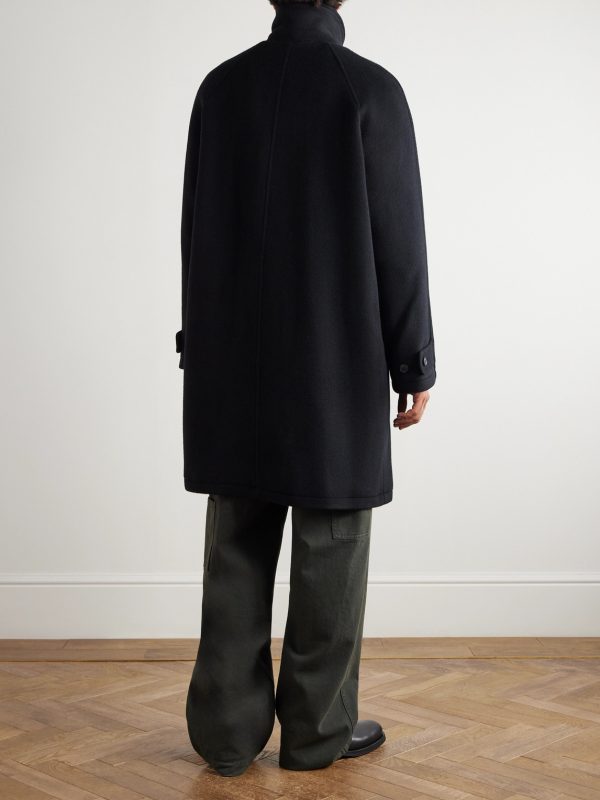 Accession Brushed Recycled-Wool Coat - BK Accession Brushed Recycled-Wool Coat - BK