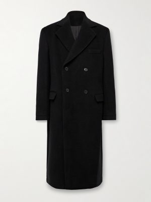 Conference Double-Breasted Recycled-Wool Coat