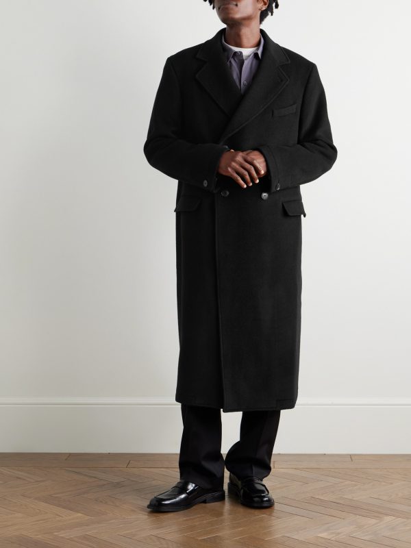 Conference Double-Breasted Recycled-Wool Coat - OU Conference Double-Breasted Recycled-Wool Coat - OU