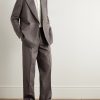 Double-Breasted Wool-Twill Suit Jacket - OU