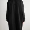 Client Cotton-Gabardine Coat - BK Client Cotton-Gabardine Coat - BK