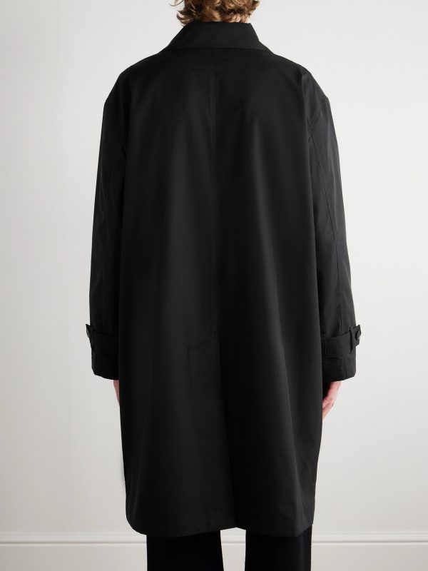 Client Cotton-Gabardine Coat - BK Client Cotton-Gabardine Coat - BK