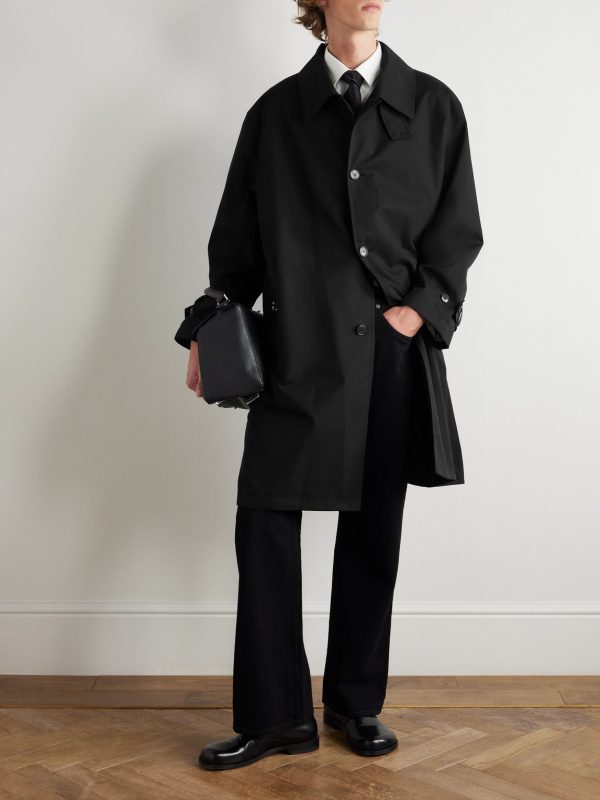 Client Cotton-Gabardine Coat - OU Client Cotton-Gabardine Coat - OU