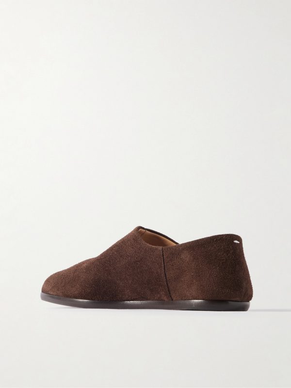 Tabi Split-Toe Suede Loafers - BK