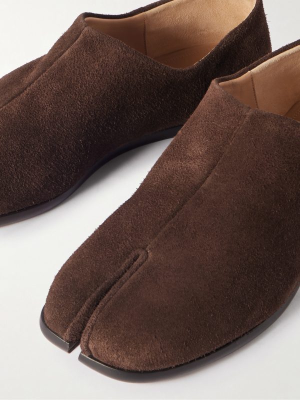 Tabi Split-Toe Suede Loafers - CU