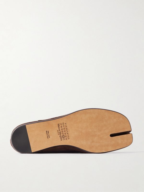 Tabi Split-Toe Suede Loafers - E1