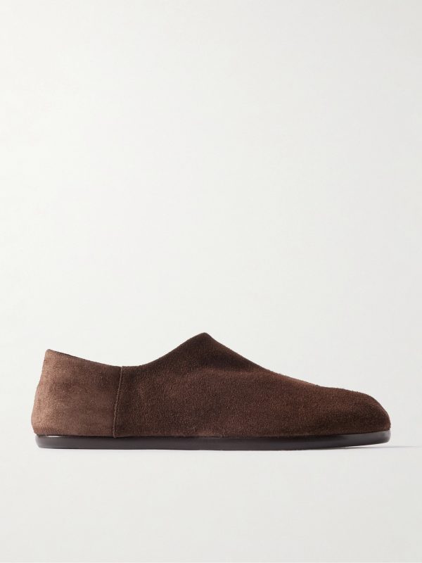 Tabi Split-Toe Suede Loafers