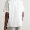 Camp-Collar Colour-Block Cotton-Poplin Shirt - BK Camp-Collar Colour-Block Cotton-Poplin Shirt - BK
