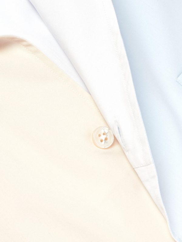 Camp-Collar Colour-Block Cotton-Poplin Shirt - CU Camp-Collar Colour-Block Cotton-Poplin Shirt - CU