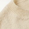 Brushed Wool and Cotton-Blend Sweater - CU Brushed Wool and Cotton-Blend Sweater - CU