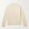 Brushed Wool and Cotton-Blend Sweater Brushed Wool and Cotton-Blend Sweater