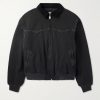 Velvet-Trimmed Padded Cotton-Canvas Jacket Velvet-Trimmed Padded Cotton-Canvas Jacket