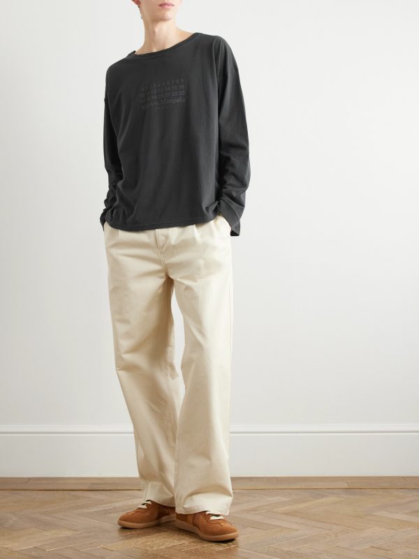 Logo-Print Cotton-Jersey T-Shirt - OU Logo-Print Cotton-Jersey T-Shirt - OU