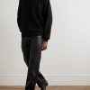 Straight-Leg Full-Grain Leather Trousers - OU