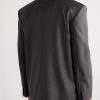 Houndstooth Wool Blazer - BK Houndstooth Wool Blazer - BK
