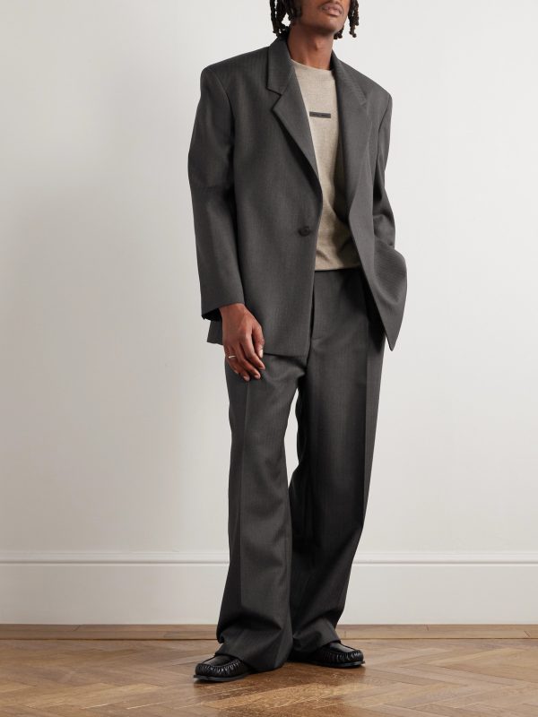 Houndstooth Wool Blazer - OU Houndstooth Wool Blazer - OU