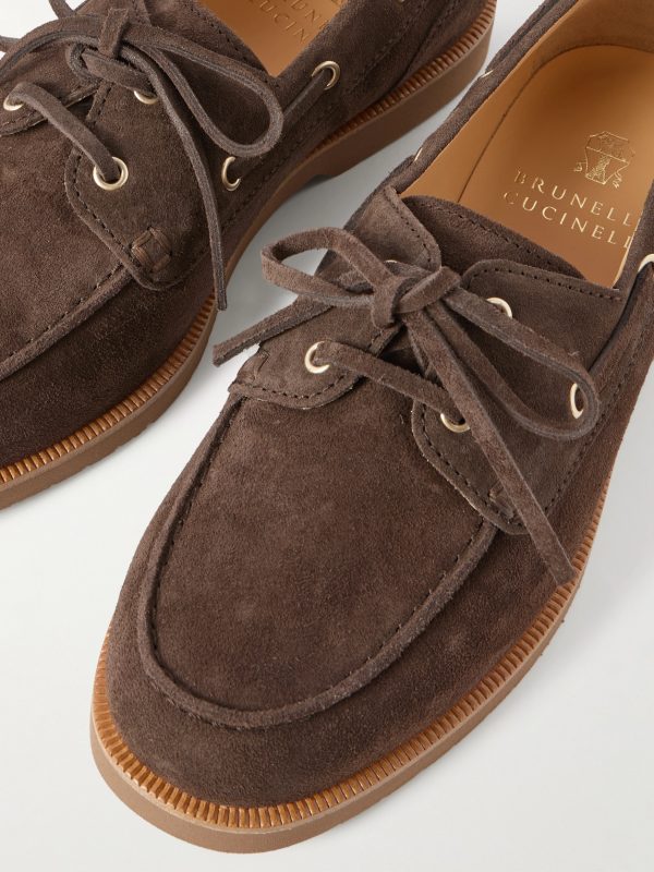 Suede Boat Shoes - CU Suede Boat Shoes - CU