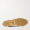 Leather-Trimmed Suede Sneakers - E1 Leather-Trimmed Suede Sneakers - E1