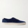 Leather-Trimmed Suede Sneakers Leather-Trimmed Suede Sneakers