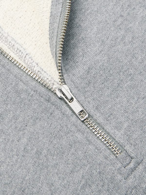 Idris Cotton-Jersey Half-Zip Sweatshirt - CU